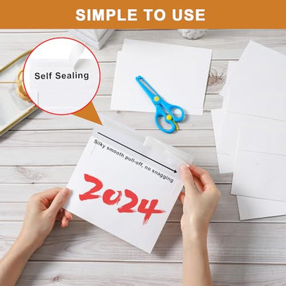 Silunkia White Blank Flat Cards and Envelopes 4 x 6 Heavyweight Single Panel Cardstock and A4 Envelopes Printable Self Seal 20 Packs for DIY Wedding Invitations, Birthday, Thank You Cards, Graduations - color: White, size: 4x6-20pcs