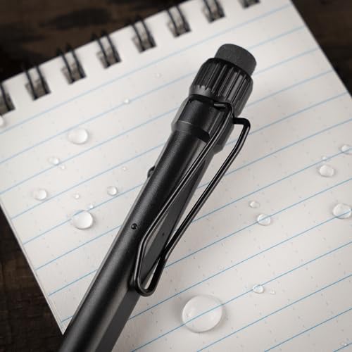 Rite in the Rain Weatherproof Mechanical Twist Pencil, Black Barrel, 0.9mm Black Lead, 3 Pack (No. BK9-3) - color: Black