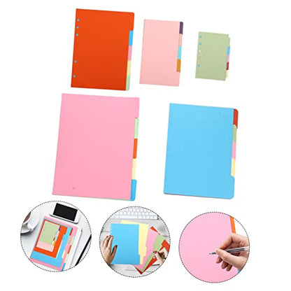 Veemoon 5sets Loose Leaf Paper Inserts College Ruled Lined Filler for Journal Notebook School