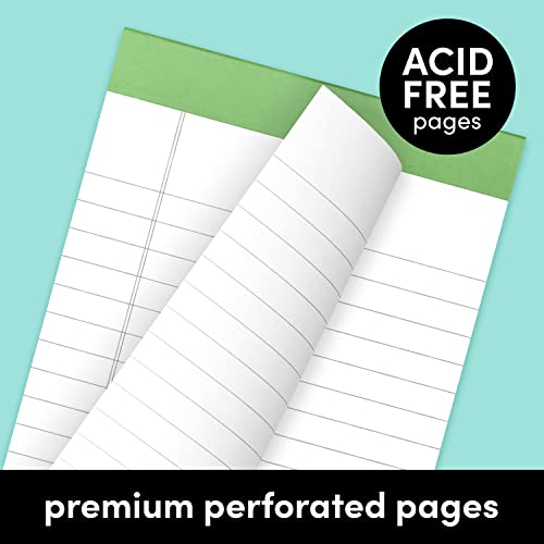 PAPERAGE Lined Legal Pads, (Rainbow), 12 Pack Note Pads, 50 Sheets Each, Wide/Legal Ruled, Note Pads, Paper, 5 inches x 8 inches - color: Rainbow, size: Small (12 Pack)