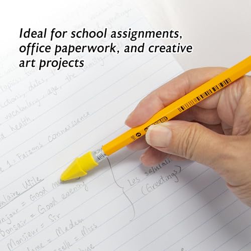BAZIC Products Pencil-Top Eraser Caps, 50 Count, 2-Pack | latex-free, neon pencil-top eraser caps, PVC-free, non-abrasive, Slide onto standard pencils, Bulk classroom pack, 50 Coun - color: 50-count, size: 2-Pack