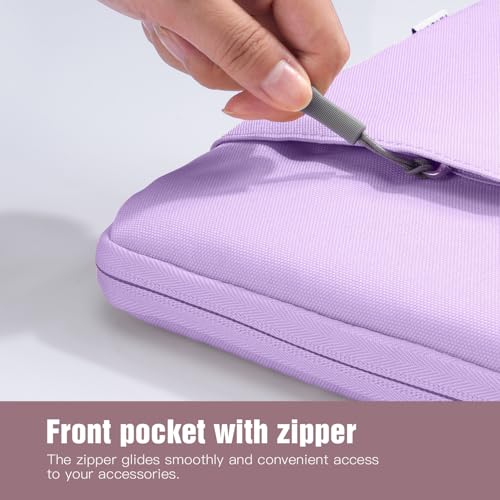 TiMOVO 9-11" Tablet Sleeve Bag, Taro Purple | Fit iPad 11" A16 2025 / 10.9"/10.2" / Air 11" 5/4 Gen / Galaxy Tab A9+/A11Plus 11", Fit Smart Keyboard - color: Taro Purple, size: 9-11 Inch