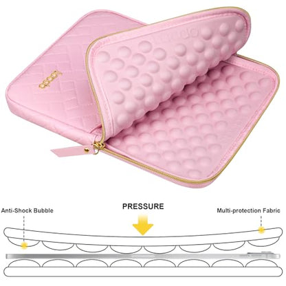 Lacdo Tablet Sleeve Case for 11 inch iPad A16 / 11 inch iPad Air M4 M3 M2 / 11" iPad Pro M5 M4 / 10.9" iPad/ 10.2" iPad /10.9" ipad Air, 11" Samsung Galaxy Tab A9+ Bag, Fit Magic Keyboard, Sakura Pink - color: Sakura Pink, size: 9-11 Inch