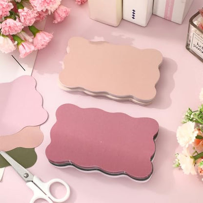 Whaline 150 Pack Antique Rose Blush Champagne Index Cards 3 x 5 Inch Cardstock Flashcard Soft Color Blank Index Cards for Note-taking Studying Organizing School Office Supplies - color: Rose Blush