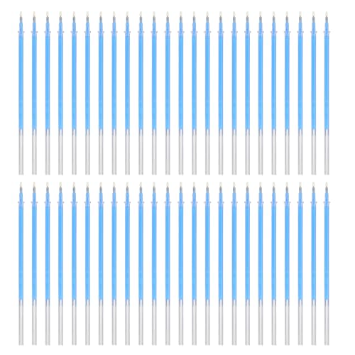 PATIKIL 0.5mm Gel Pens Refills, 48 Pack Gel Pens Metallic Ink Fine Point Colored Refill Set for Adults Coloring Books Journaling Scrapbooking Art Drawing, Blue-Purple - color: Blue-purple