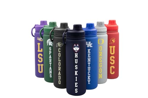 Connecticut Water Bottle - Double Walled Stainless Steel 24 oz Keeps Drinks Cold or Hot - color: Connecticut