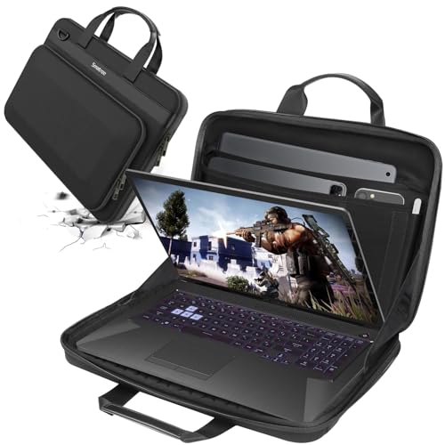 Smatree Heavy Duty Hard Shell Case for 16inch Lenovo Yoga 7/7i 2 in 1 Gen 10,15.6inch Razer Blade 15 2023/2022,16inch Razer Blade 16 2025/2024/2023, Alienware M16 R2,Alienware M15/X15 R1/X15 R2 (A800) - color: Black-16 inch, size: For 16 inch Alienware La