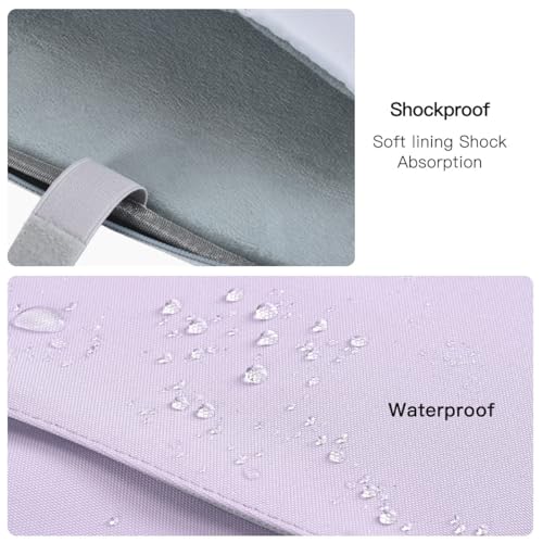 12.9 Inch Tablet Sleeve for Samsung Galaxy Tab S10+ Plus/S9+ S8+/S7+ Plus/S7 FE,iPad Pro M5 M4 13 2025/Air M4 M3 M2 13/Pro 12.9, 12.4" Microsoft Surface Laptop Go 2/11 Snapdragon Carrying Bag-Purple - color: Purple, size: 12.9 Inch