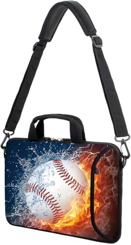 15" laptop sleeve laptop bag chromebook case adjustable shoulder strap with handle accessory pocket for men women (RYD-15-6) - color: Ryd-15-6