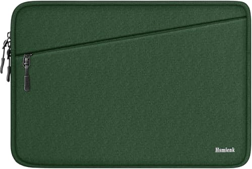 Laptop Sleeve Case 14 inch, Traveling Water Resistant Laptop Case with Pocket, Shockproof Protective Carrying Notebook Bag Compatible for 14 Inch MacBook Air/Pro, HP, Lenovo, Dell, ASUS, Acer, Green - color: Green, size: 14 Inch