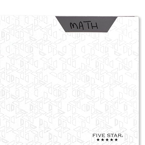 Five Star 2-Pocket Folder, Plastic Folder with Stay-Put Tabs and Prong Fasteners, Holds 8-1/2" x 11" Paper, White (72494) - color: White, size: 1 Count (Pack of 1)
