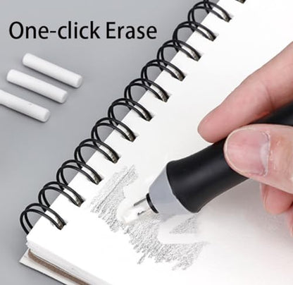 Mechanical Pencil Replacement Eraser, Art Drawing and Sketching Special Eraser Supplement Set, 40+30
