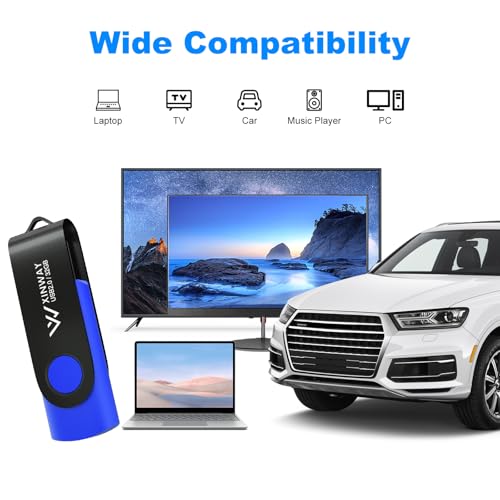 32GB USB 2.0 Flash Drives Thumb Drive Memory Stick Jump Drive Swivel Design, (2 Pack Tow Colors: Black Blue) - color: 32GB Black Blue