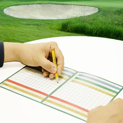 BAZIC PRODUCTS Pre-Sharpened #2 Golf Pencils, Hexagon Wood, 12-Case | HB graphite core, break-resistant, 3.5 in mini barrel, surveys, lottery, church, events, golf scores - size: 1 Count (Pack of 12)