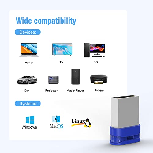 K&ZZ 64GB 5 Pack USB Flash Drives with Lanyard 64G Small USB Drive Ultra Fit Flash Drives Mini Thumb Drive 64 GB Micro USB 2.0 Pen Drive, Blue - color: Blue (5Pack), size: 64GB 2.0