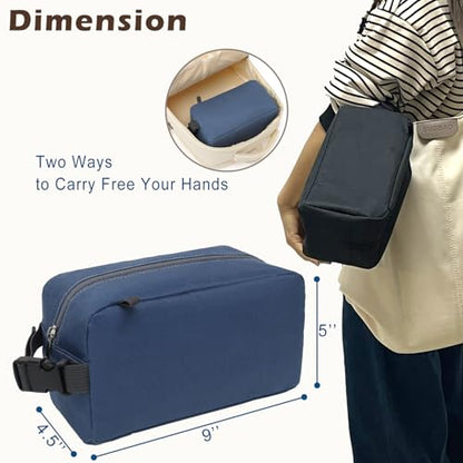 FlowFly Small Insulated Lunch box Portable Soft Bag Mini Cooler Thermal Meal Tote Kit with Buckle for Work, CyanWithBuckle - color: CyanWithBuckle