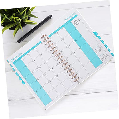 Academic Planner Notebook for Daily Scheduling Multi-function Spiral Calendar Notes Section Portable Organizer for Students and Professionals
