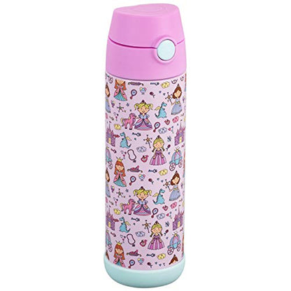 Snug Insulated Kids Water Bottle with Straw & Spout – Double-Wall Stainless Steel, Leakproof, Easy-Flip Lid – For School, Travel, Toddlers & Big Kids - Princess, 17oz - color: Princess, size: 16.9 Ounces