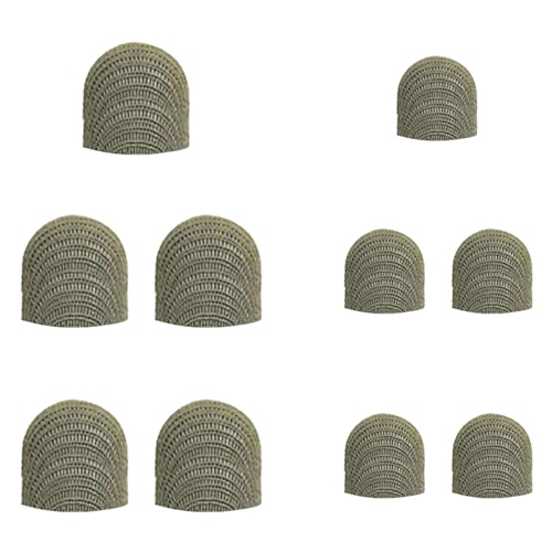 Bopomofo 10Pack Stylus Pen Replacement Fiber Mesh Tips | High Precision and High Sensitivity Stylus Replacement Tips - color: F-Metallic color
