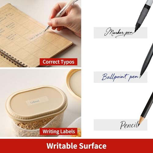 24 Rolls Invisible Tape Refills for Dispenser, 3/4 x 800 Inches | Matte Finish, Translucent, Bulk, 1 Inch Core, For Office School Home, Repairing Correction and Labeling, Gift Wrap Tape