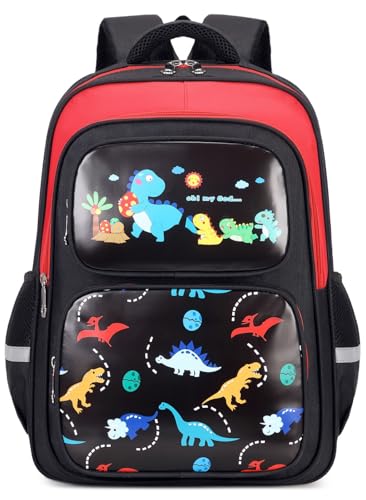 3-in-1 Kids Backpack with Insulated Lunch Bag and Pencil Case for Elementary Middle School, Lightweight, Colorful Prints, Waterproof Fabric, 17" Large Capacity - color: Multicolor
