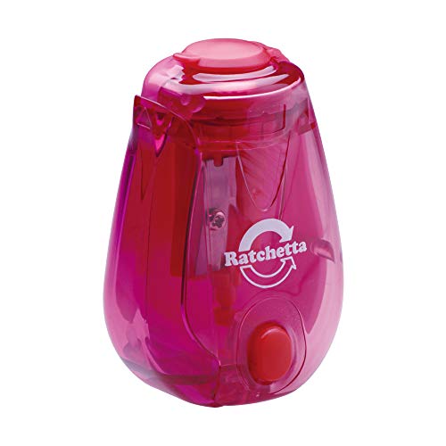 Sonic Ratchet SK-825-P Handy Pencil Sharpener, Notification Function, Peach - color: Peach