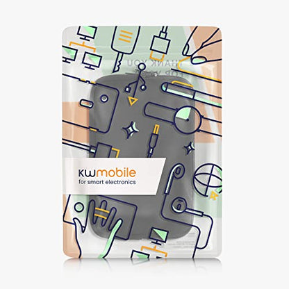 kwmobile Neoprene Pouch Compatible with 8"-8,4" Tablet - Universal Sleeve Case Cover with Zipper for Tablet - Black - color: black, size: 8"-8,4" Tablet