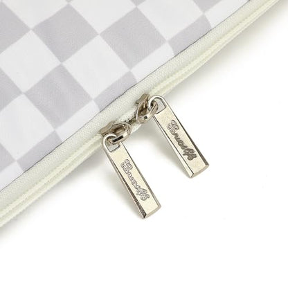 Canvaslife Laptop Sleeve Case Cover with Pocket for MacBook Pro 14 inch and 14 inch-14.4 inch HP, Lenovo, Dell, ASUS, Acer Notebook Computer (Grey Checker) - color: Grey Checker, size: 14 inch / 14.0 inch