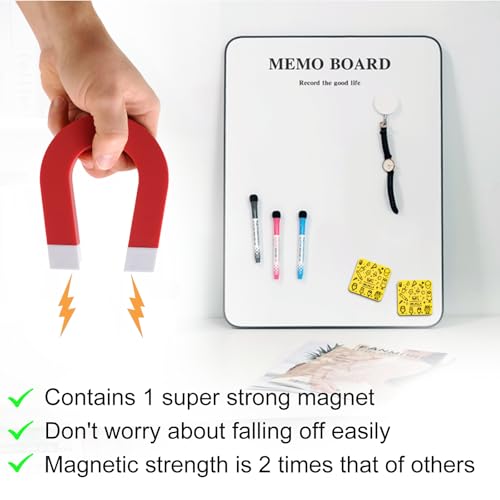 OWLKELA 30Pcs Dry Erase Erasers, Magnetic Whiteboard Eraser, Mini Whiteboard Cleaning Pads for Classroom, Office and Home, Yellow - color: Yellow, size: 30 Pcs