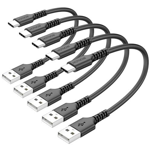 1.5ft Short USB C Cable 5Pack, 18 inches USB A to USB C Cable 3A Fast Charging USB-C Cable Type C Cord for iPhone 17 16 15 Pro/Max Samsung Galaxy S25 S24 S23 - size: 1.5FT