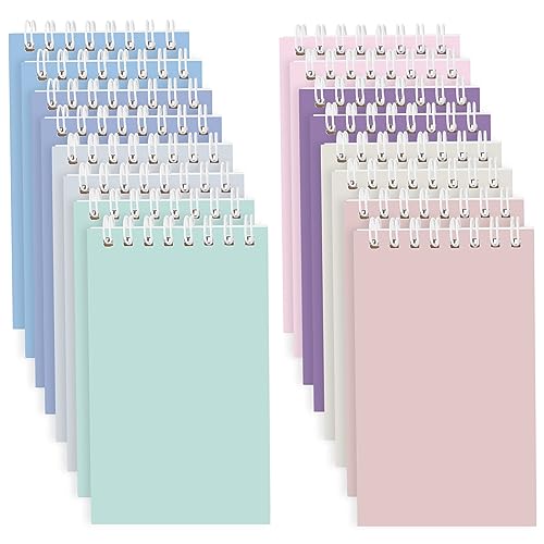 Ddaowanx Small Notebooks,3x5 Pocket Spiral Notepads With Lined Pages - The Perfect Little Mini Notebook to Stay Organized and Boost Productivity at Work or School (16, Delight Colors) - color: Delight Colors