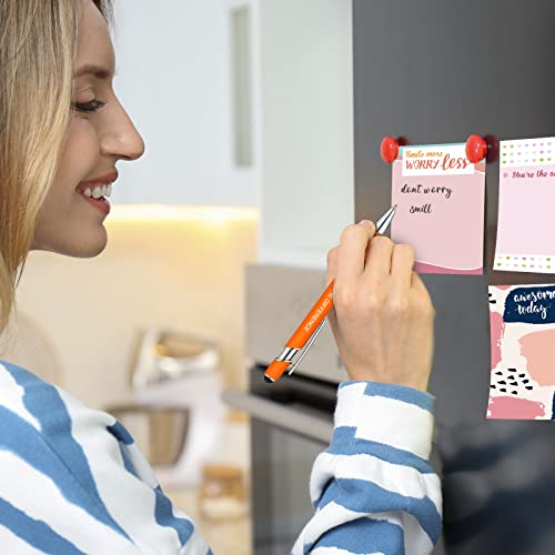 Geyee 24 Pcs Back to School Teacher Gifts Stylish Sticky Notes with Funny Pens 3 x 4 Inch Employee Appreciation Gifts for Coworkers Teacher Employee Office Staff Work Team Appreciation Gift - style: Stylish