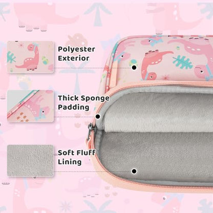 Choco Mocha Kids Tablet Sleeve Bag for Boys & Girls, (10-12.5Inch) - color: B, size: 10inch(10.5 x 8.5 x 1.3)