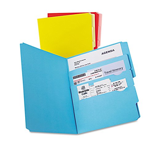 Pendaflex Divide It Up File Folders, Letter Size, Assorted Colors, 12/Pack (10773) - size: Letter