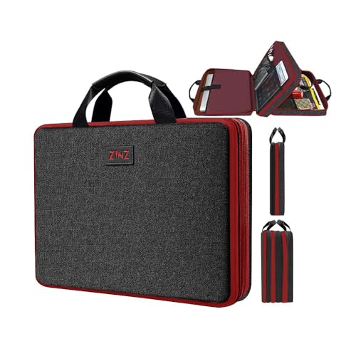 ZINZ Slim Expandable Laptop Case 15.6 Inch Sleeve Upgraded Protective Durable Recycled Carrying Case Compatible with MacBook 15" & 16" and Most 15" 15.6" 16" Notebook,B01K02 - color: B01k02, size: 15.6"
