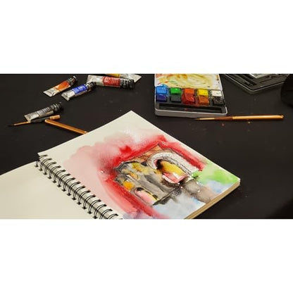 Fabriano 1264 Watercolor Pad, Bright White - size: 18 x 24