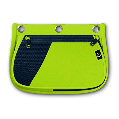 iScholar iQ Expandable Pencil Pouch, 2 Pockets, 3-Hole Pouch, Color Will Vary (55020) - style: 2 Pocket