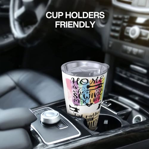 Sewing Quilting Gift for Women,Quilt Tumbler Stainless Steel Cup Insulated Travel Coffee Mug For Women Teens Wife 20 oz - style: Sewing