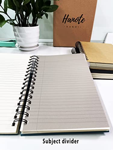 3 Packs Spiral Notebook, Spiral Ruled Journal with Hard Cover, 5.5" x 8.5", 240 Pages, 100 GSM Paper, Notebooks for Work School Note Taking - size: 5.5x8.5