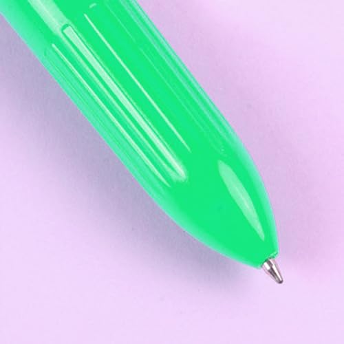 HeTaoCat 3-Pack 10-in-1 Retractable Ballpoint Pen, 0.5mm (Green) - color: Green