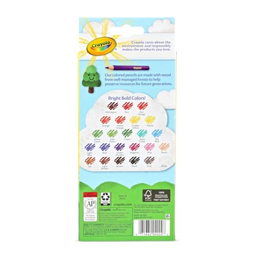 Crayola Colored Pencils, Coloring Supplies, 24 Count