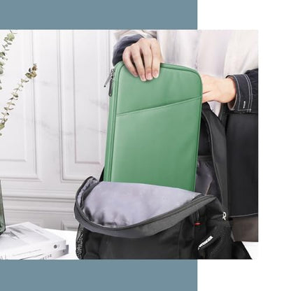 TiMOVO 9-11" Tablet Sleeve Bag for iPad 11-inch A16 2025, iPad 10.9"/10.2"| Air 11 Inch/5th/4th Gen. 10.9", Galaxy Tab A9+/A11Plus 11", Protective Bag with Pocket, Bodhi Green - color: Bodhi Green, size: 9-11 Inch