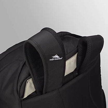 High Sierra Freewheel Pro Wheeled Backpack, Rolling Laptop Bag for Travel, Fits most 15” Laptops, 40L, Black - color: Black, size: 21" Height