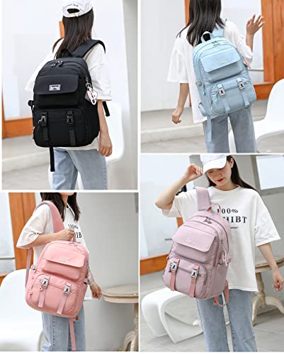 JiaYou Teen Girls Casual Backpack High Middle School Daypack Women Daily Travel Laptop Bag (2# Purple, 26 Liters) - color: 2# Purple