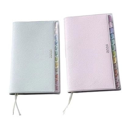 Weekly Planner, Academic Weekly and Monthly Planner, Calendar Notebook 2026-2027 Agenda for School, College, Leather