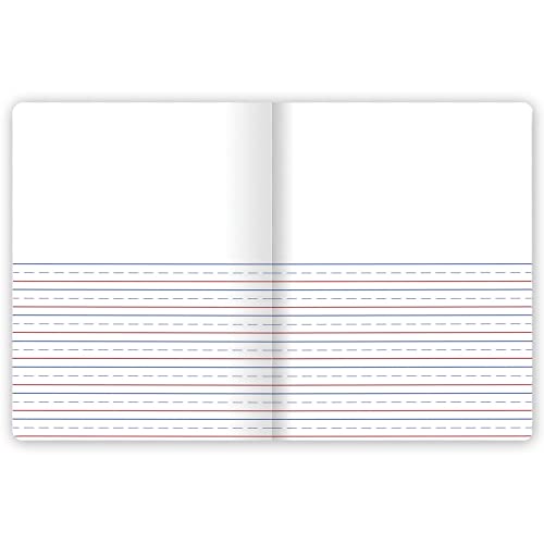 Mead Primary Journal Creative Story Tablet Composition Notebook, 7.5" x 9.75", Grades K-2, 100 Sheets, Blue (09554) - color: Blue, size: 1 Pack