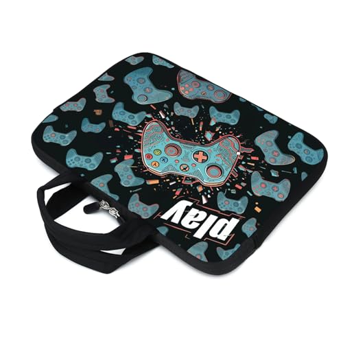 AMARY Laptop Sleeves 11.6" 12" Laptop Handle Bag Neoprene Notebook Carrying Pouch Chromebook Sleeves case (Games-1) - color: Games-1