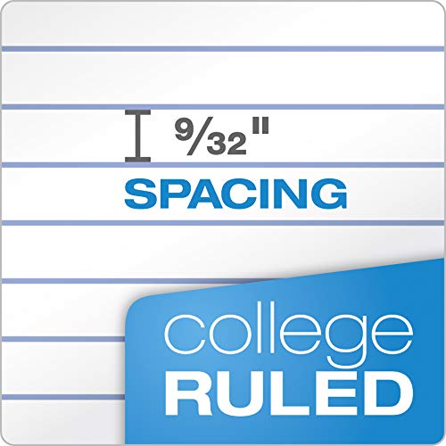 Oxford Spiral Notebook, 1 Subject, College Ruled Paper, 8 x 10-1/2 Inch, Pastel Pink, Orange, Yellow, Green, Blue and Purple, 70 Sheets (63756) Set of 6 (Pack of 8) - size: College Rule (Pack of 8)