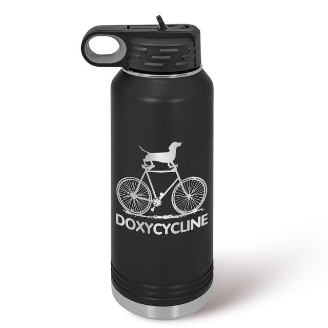 Veterinary Medicine Water Bottles - Stainless Steel Laser Etched, Vet Tech Appreciation Week Gifts for Women Men, Student Veterinarian Assistant Receptionist Cup Tumbler with Straw Lid - color: DS02, size: 32 Ounces
