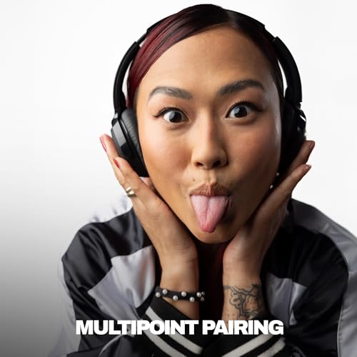 Skullcandy Riff Wireless 2 On-Ear Bluetooth Headphones, Up to 34 Hrs Battery, Foldable Lightweight Design, Convenient for Travel with Included 3.5mm AUX Cable, Microphone for iPhone Android - Black - color: True Black, style: Riff Wireless 2